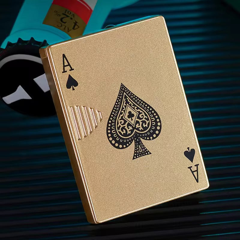 Windproof Poker Playing Card Lighter