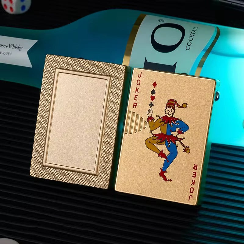 Windproof Poker Playing Card Lighter
