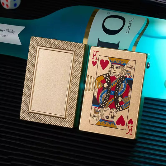 Windproof Poker Playing Card Lighter